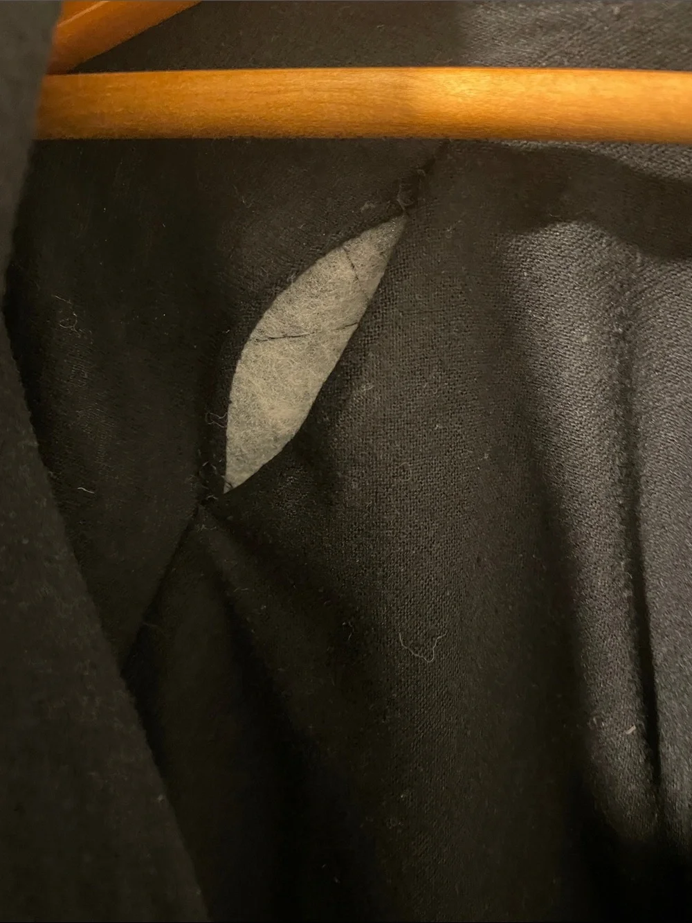 CHANEL Black Quilted Hooded Windbreaker with Gold Logo